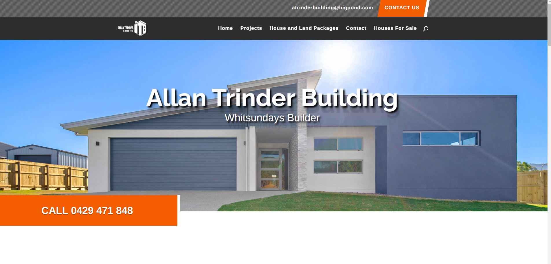 allan trinder building website design