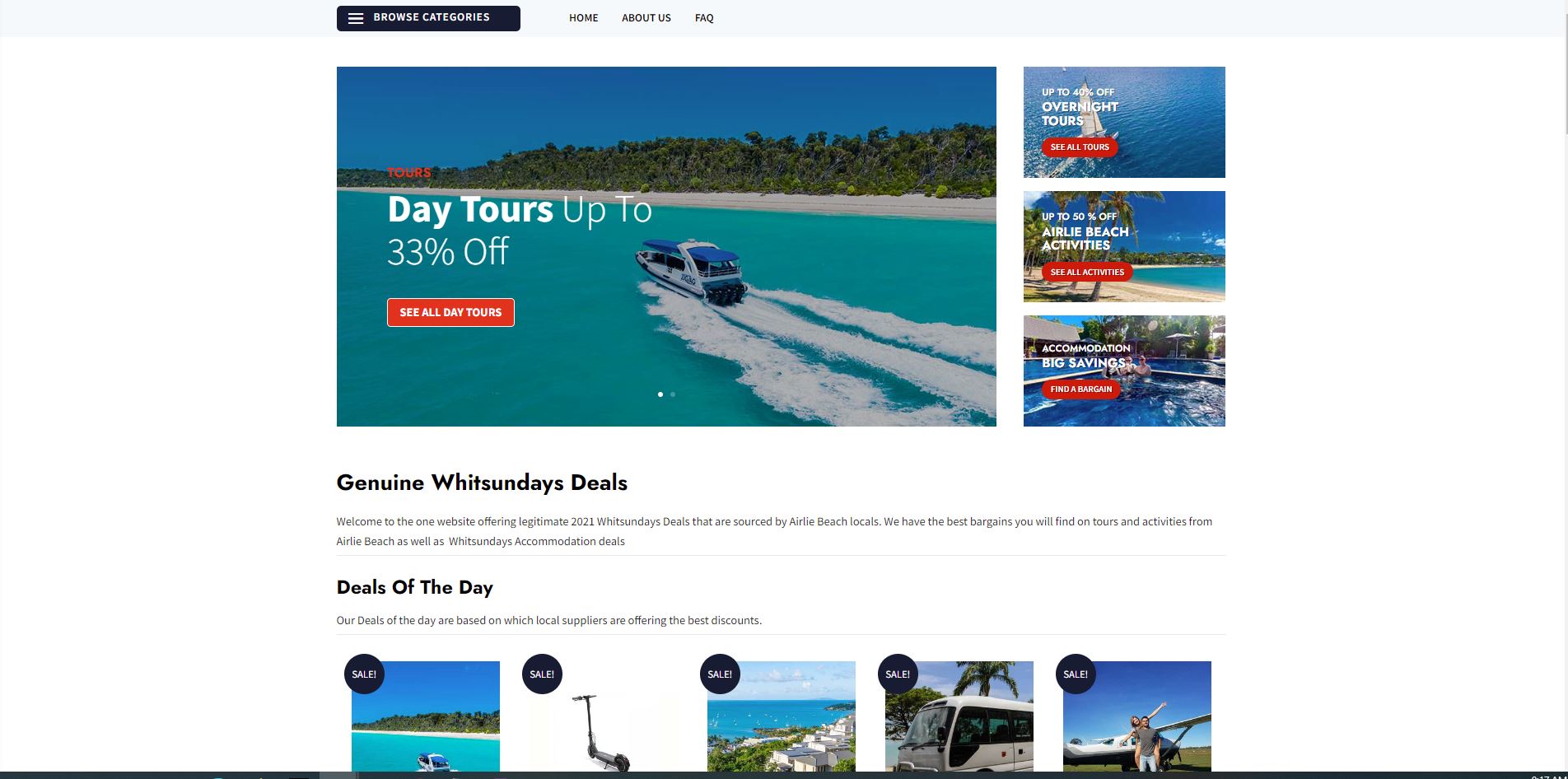 Whitsundays deals website 